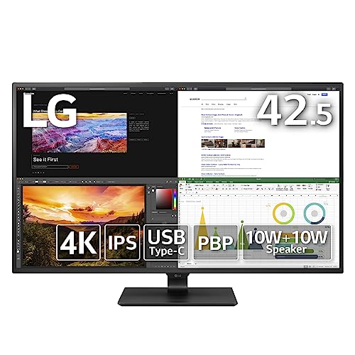 パソコン用モニター｜42型程度でデュアルディスプレイにおすすめの人気